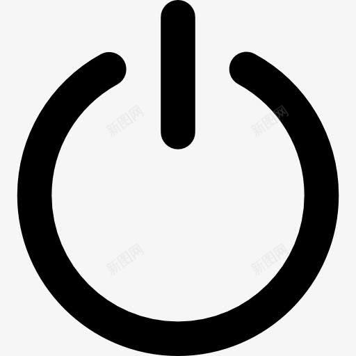电源按钮图标png_新图网 https://ixintu.com 启动按钮 多媒体 多媒体选项 接口 接通电源 电工电气 电源 电源按钮 能源