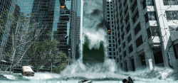 分裂海报洪水背景高清图片