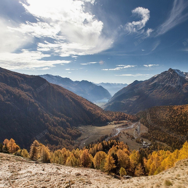 摄影山风景背景jpg_新图网 https://ixintu.com 地面 户外运动背景素材 摄影 景色 蓝天 远山 风景 风景背景图片