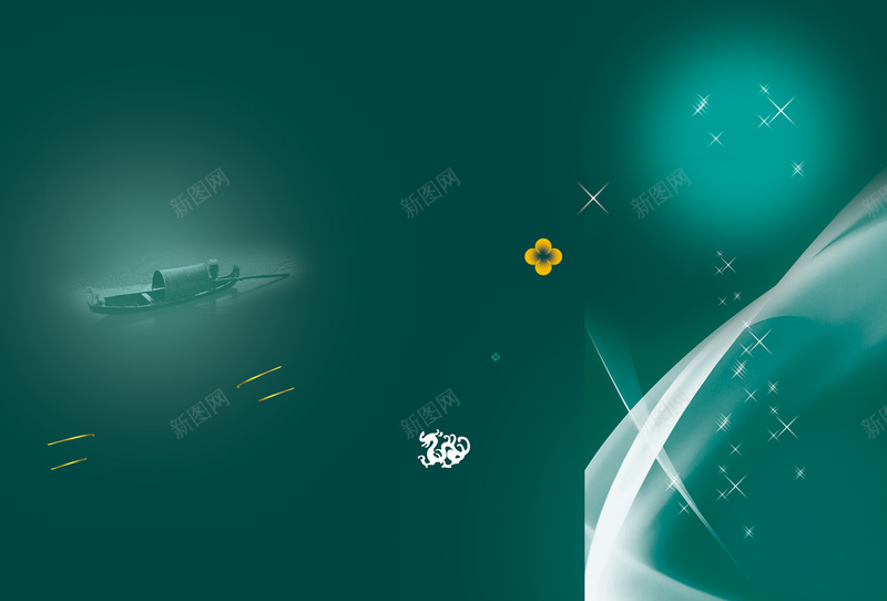 中天传媒宣传三折页分层psd设计背景_新图网 https://ixintu.com 三折页 中国风 中天 传媒 宣传 开心