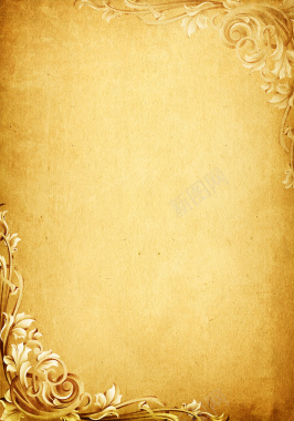 漂亮的金色花纹底图背景