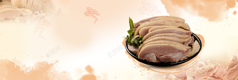 浅色食品熟食盐水鸭熟食电商bannerpsd设计背景_新图网 https://ixintu.com banner 促销 浅色 淘宝 熟食 特产 电商 盐水鸭 食品