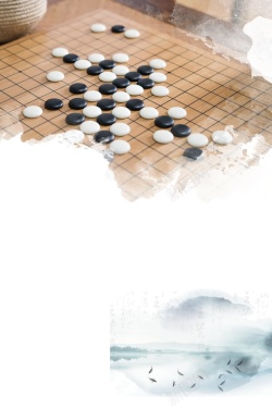 下棋模板五子棋牌巅峰对决背景高清图片