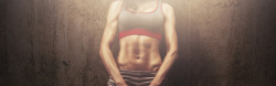 健身女模特强壮的肌肉美女高清图片