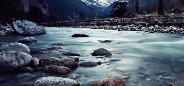 河流自然风光背景jpg设计背景_新图网 https://ixintu.com 乡村 山峰 河流 自然风光