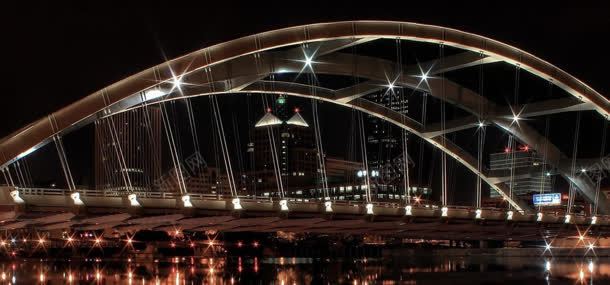 夜晚城市大桥jpg设计背景_新图网 https://ixintu.com 城市 夜晚 夜景 大桥