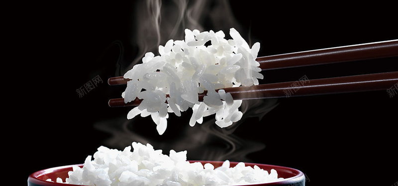 米饭快餐车米饭背景图摄影图片