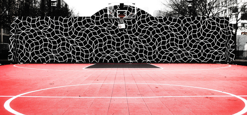 篮球场背景图摄影图片