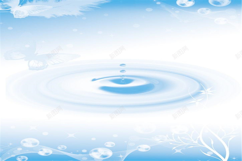纯净水图jpg设计背景_新图网 https://ixintu.com 水滴 纯净水 纹理 质感