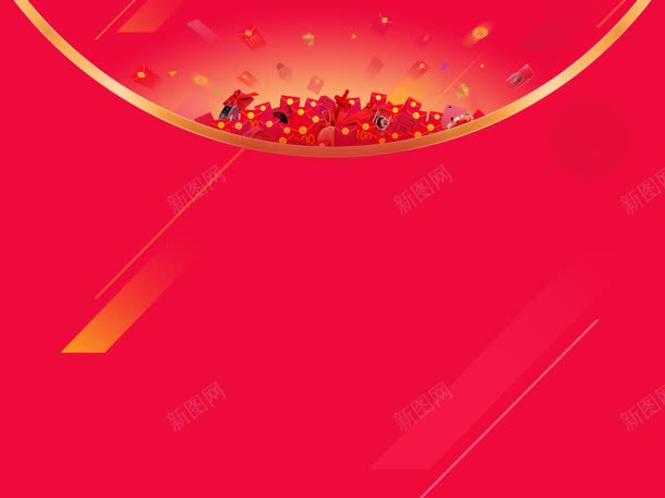红色信封宽屏壁纸jpg设计背景_新图网 https://ixintu.com 信封 壁纸 红色