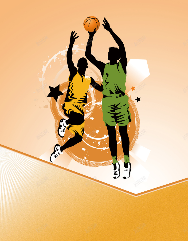 手绘活力运动篮球背景psd设计背景_新图网 https://ixintu.com 团队 手绘 招募 校园 橙色 比赛 活力 激情 社团 篮球 运动 青春