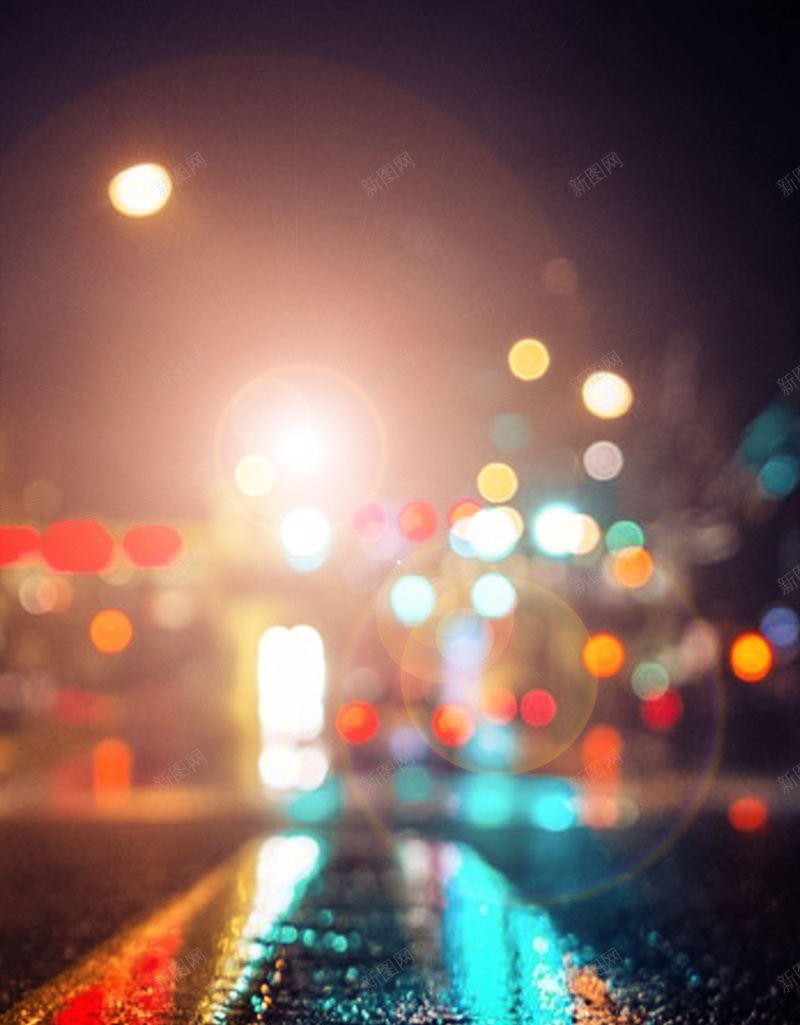 夜景光晕背景psd设计背景_新图网 https://ixintu.com H5 光晕 分层 夜景 广告 海报 素材 背景