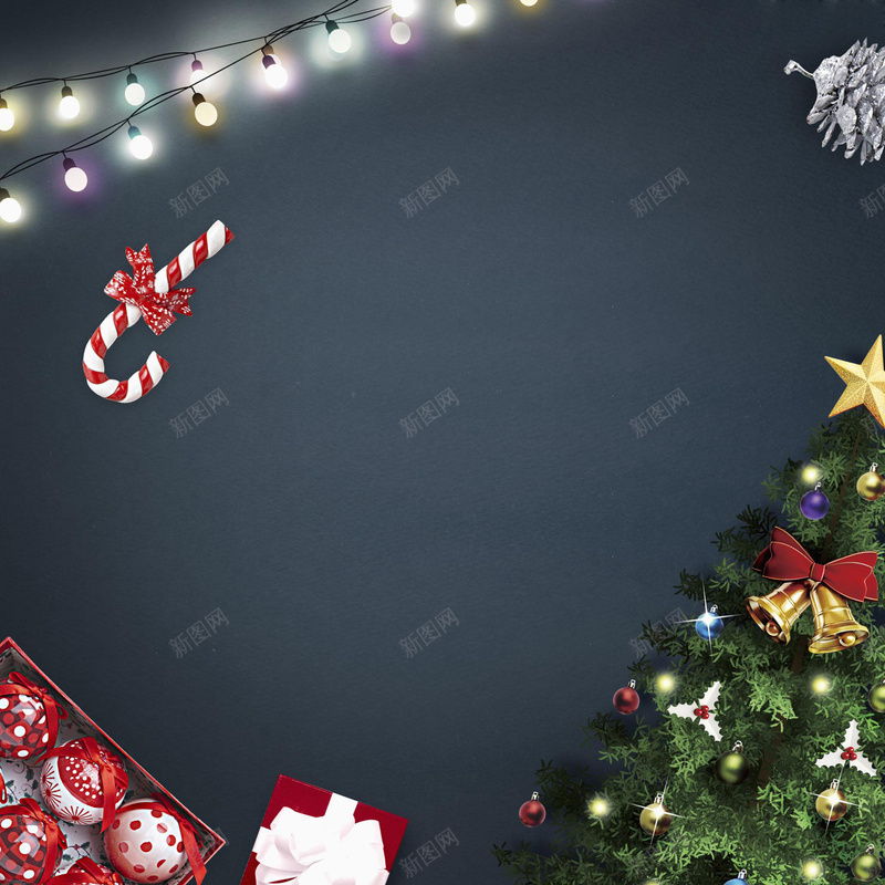 黑色背景圣诞节平面广告jpg设计背景_新图网 https://ixintu.com 促销 圣诞树 圣诞节 平面广告 灯光 狂欢 礼盒 节日 黑色背景