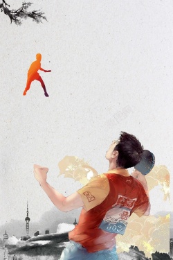 乒乓球宣传栏乒乓球比赛海报背景高清图片