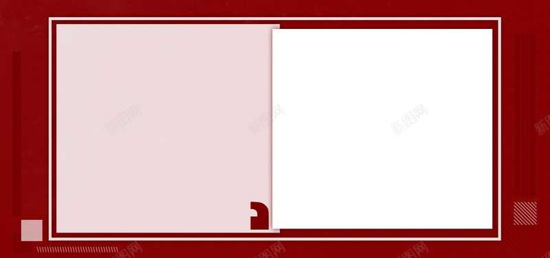 电商欧美红色双11女装促销bannerpsd设计背景_新图网 https://ixintu.com 全球狂欢节 几何 双11 大促 女装促销 时尚 欧美风 红色