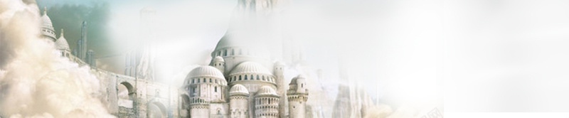 梦幻城堡banner创意摄影图片