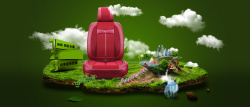 环保品牌环保汽车广告高清图片