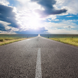 PCT的延伸延伸的公路背景高清图片