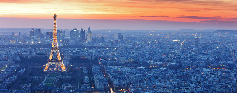 巴黎城市背景摄影图片