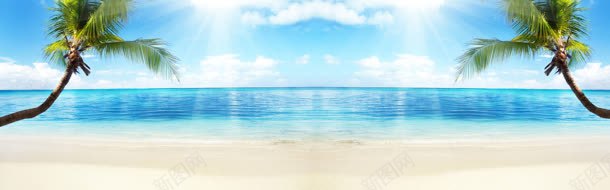 暑假海边游背景jpg设计背景_新图网 https://ixintu.com 暑假 海边 背景