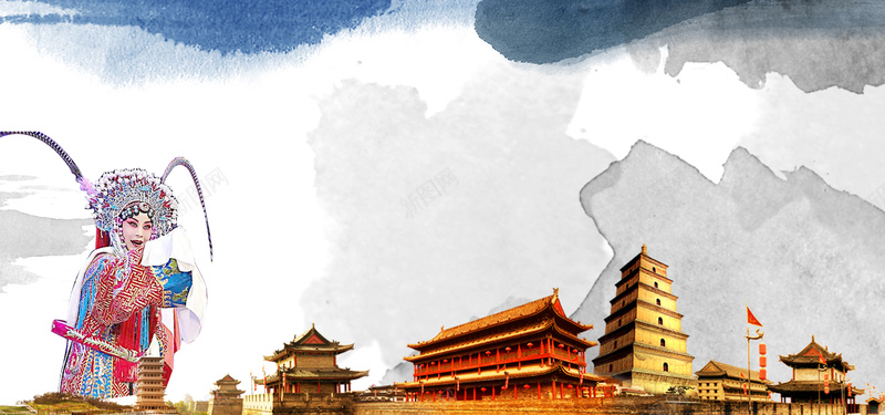 京剧古都国内旅游海报背景psd设计背景_新图网 https://ixintu.com anner banner 中国内 中式 京剧 古典 古都 古风 国内 大气 底纹 戏曲 旅游 水墨 海报 背景 质感