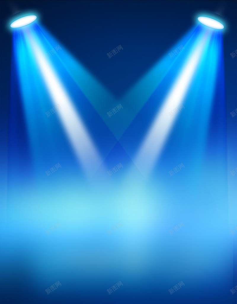 蓝色舞台灯射灯H5背景jpg设计背景_新图网 https://ixintu.com H5背景 产品展示 射灯 渐变 灯光 灯效 舞台 蓝色 高光