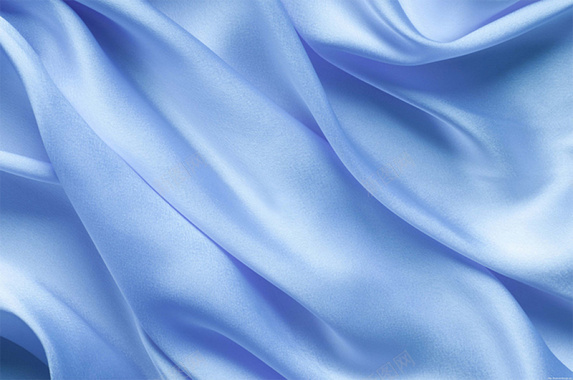 蓝色丝绸绸缎背景
