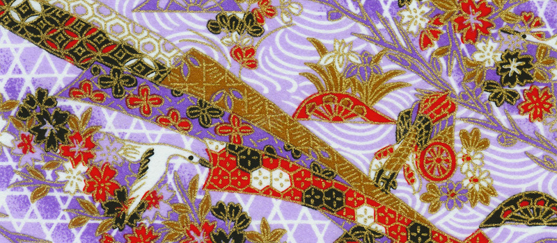 日式和风仙鹤紫色背景jpg设计背景_新图网 https://ixintu.com 仙鹤 和风 日式 海报banner 紫色