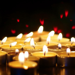 追悼蜡烛祈福高清图片