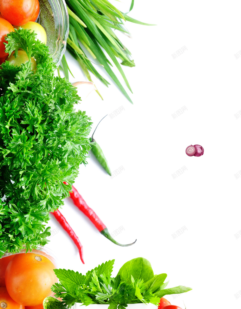绿色新鲜蔬菜海报psd设计背景_新图网 https://ixintu.com 农产品促销 新鲜蔬菜 时令蔬菜 简约 胡萝卜 蔬菜汁 西红柿 黄瓜