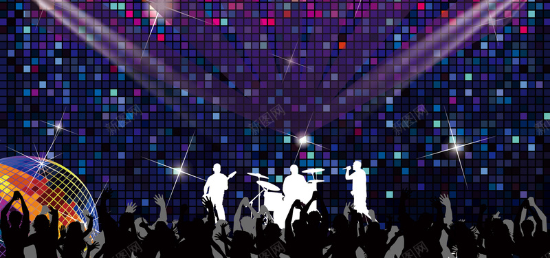 音乐背景psd设计背景_新图网 https://ixintu.com DZ PSD分层素材 人物 剪影 喇叭 星 星云 星海 星空 星空演艺 星际 欢呼 海报banner 源文件 演出背景 演艺 潮流 激情 灯光 狂欢 绚丽背景 背景 背景素材 舞台 舞蹈 话筒 金话筒 音乐 麦克风