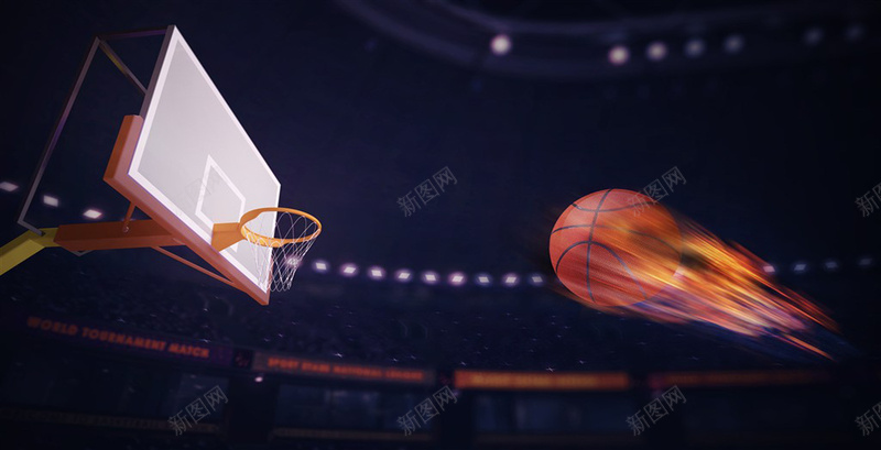 创意篮球广告片psd_新图网 https://ixintu.com 体育运动 健身比赛 创意广告 射灯 激情 火焰 狂欢 球场 球场摄影 篮球