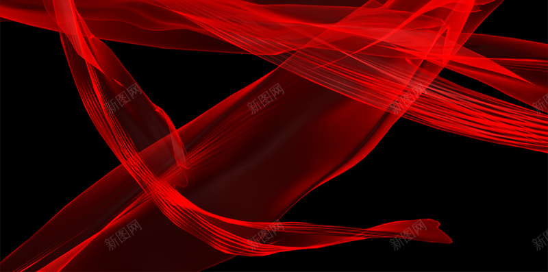 红色红带狂欢H5背景psd设计背景_新图网 https://ixintu.com H5 动感 激情 狂欢 红带 红色 舞动