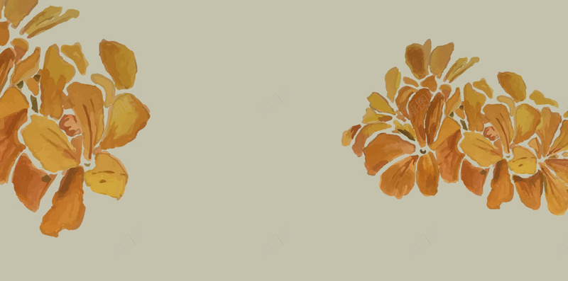无缝花卉图案自由矢量背景psd设计背景_新图网 https://ixintu.com H5 手绘 矢量 纹理 背景图 花卉 质感 黄色