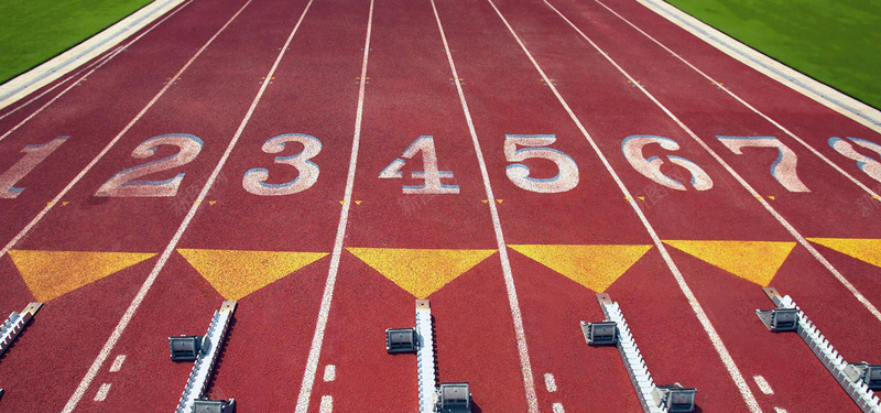 体育运动跑道奥运会背景摄影图片