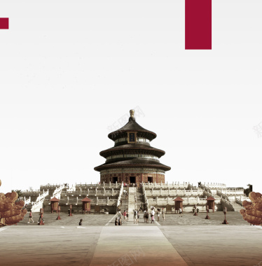 旅游天坛游人照片背景摄影图片
