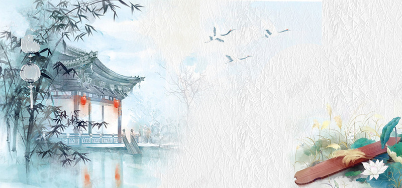 淘宝夏天夏季水墨中国风文艺bannerpsd设计背景_新图网 https://ixintu.com banner 中国风 夏天 夏季 文艺 水墨 淘宝 背景 荷花莲