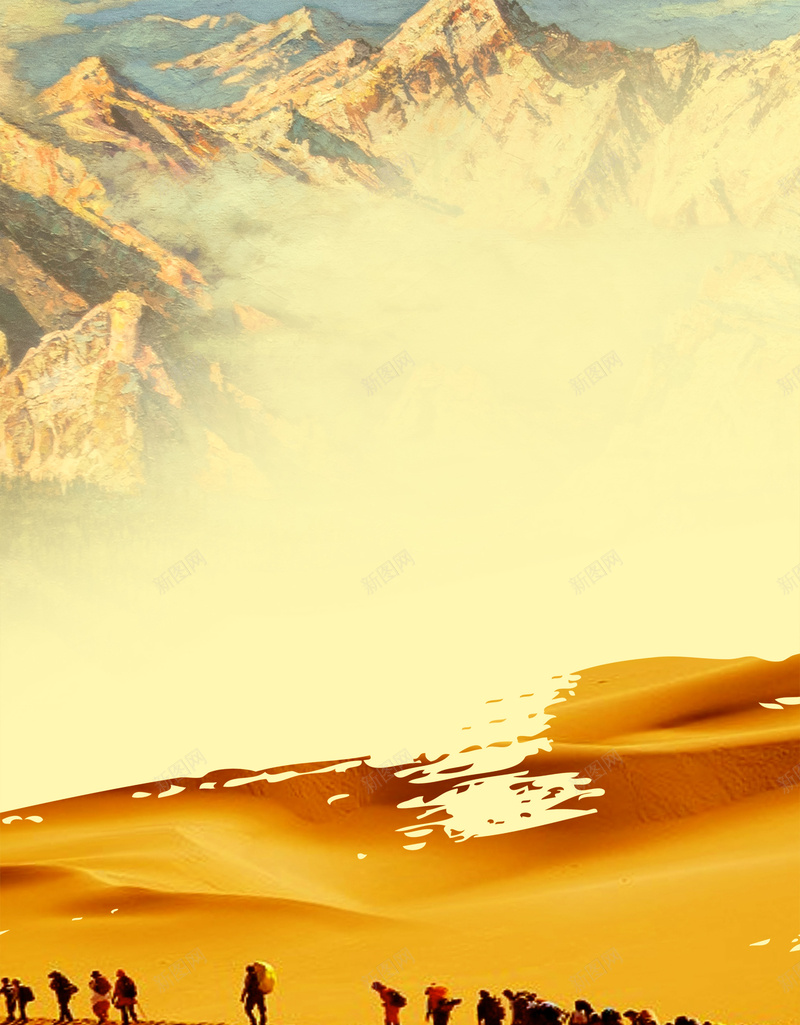 沙漠风景摄影骆驼队背景psd_新图网 https://ixintu.com 摄影 摄影素材 摄影背景 沙漠 素材 背景素材 风景 风景素材 风景背景 骆驼