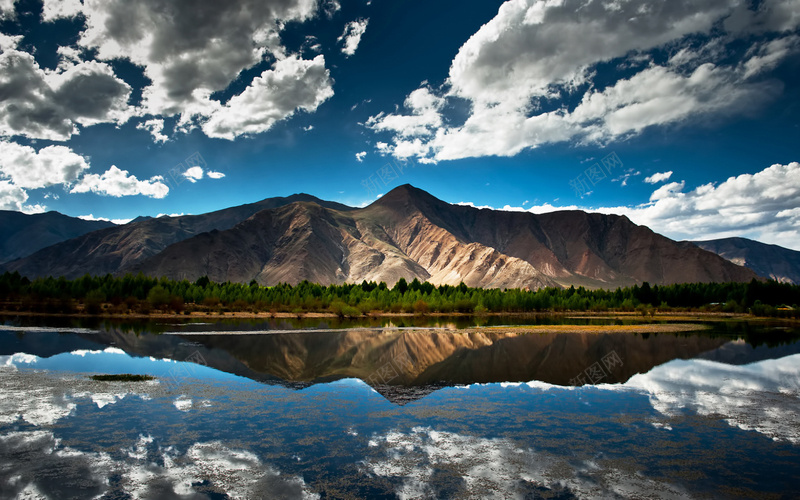 西藏人文风景3jpg设计背景_新图网 https://ixintu.com 天空 山水 深邃 自然