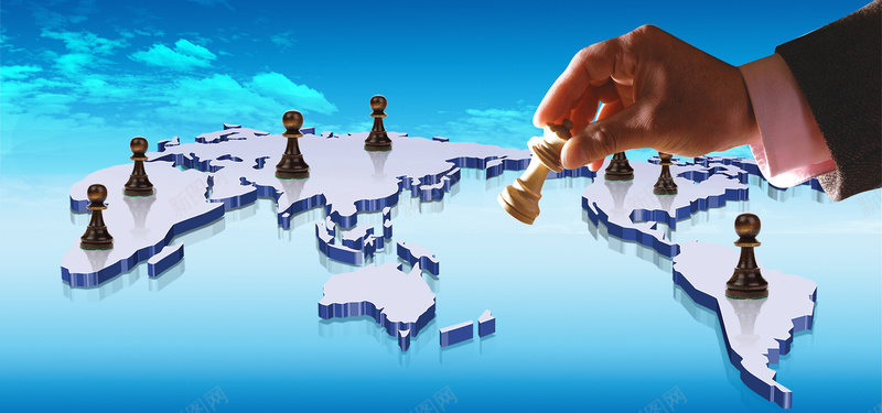 地图西洋棋jpg设计背景_新图网 https://ixintu.com 地图 战略布局 海报banner 西洋棋