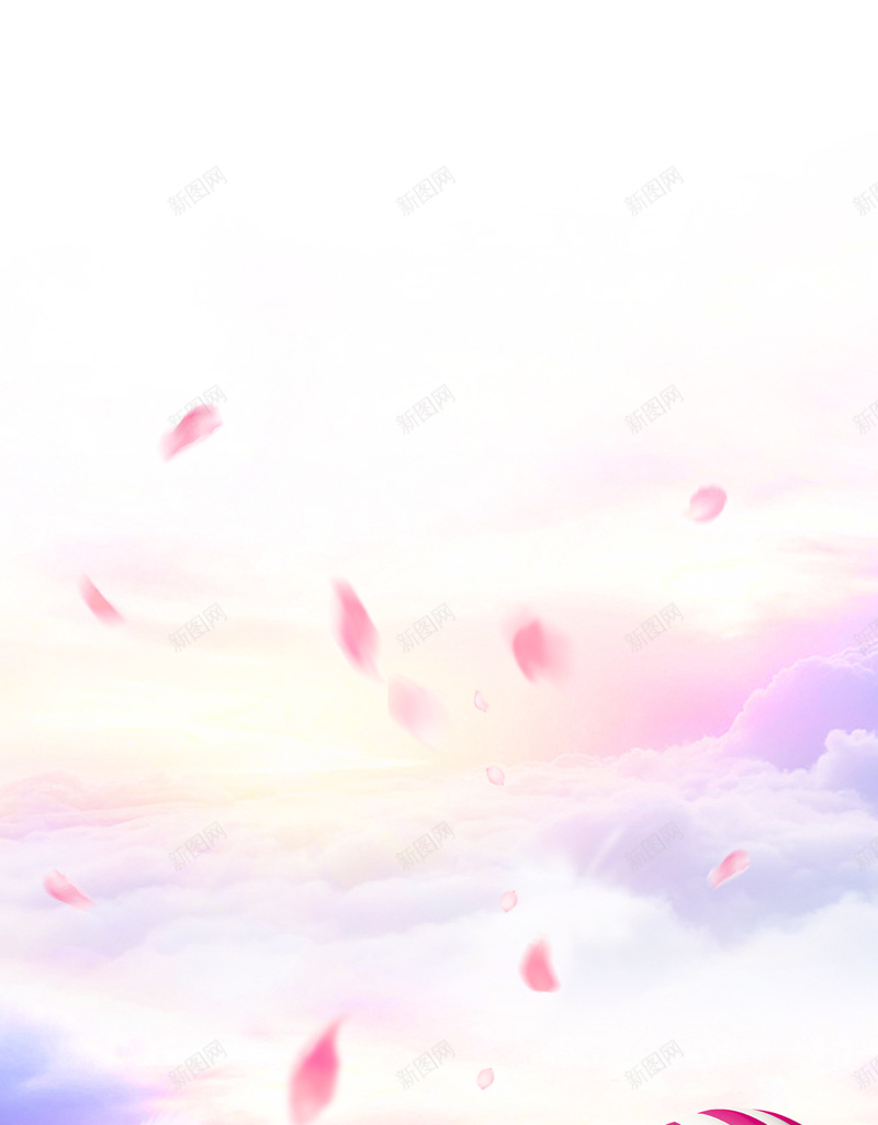 漂浮在空中的气球psd设计背景_新图网 https://ixintu.com H5素材 PSD背景 云团 云彩 彩云 气球 清新 热气球 简约 色彩 花瓣