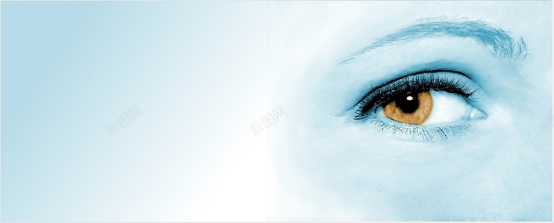 天使之眼jpg设计背景_新图网 https://ixintu.com 外国人 天使 摄影 海报banner 眼睛 瞳孔 蓝色 风景