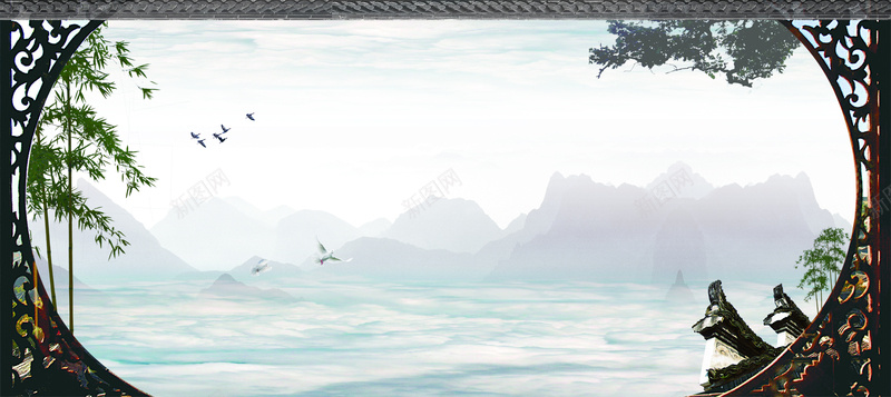 中国风水墨背景psd设计背景_新图网 https://ixintu.com 中国风 中国风水墨背景图片 古代文化图片 古典的味道 墨圈 墨迹 年中大促 水墨中国风 水墨背景 海报banner 淘宝促销海报 淘宝海报 画圈