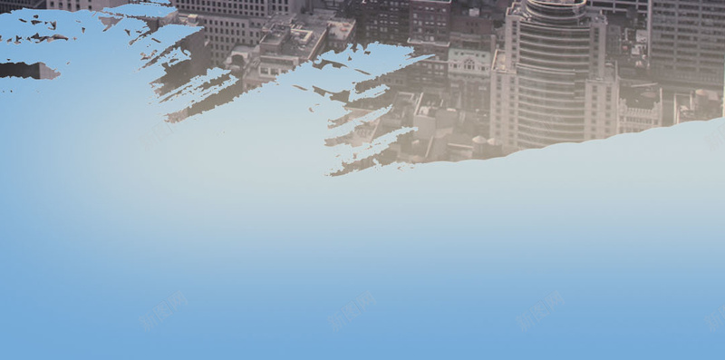 蓝色城市一角欣赏jpg设计背景_新图网 https://ixintu.com 城市 城市风光 大都市 建筑 楼房 蓝色 都市生活 高楼