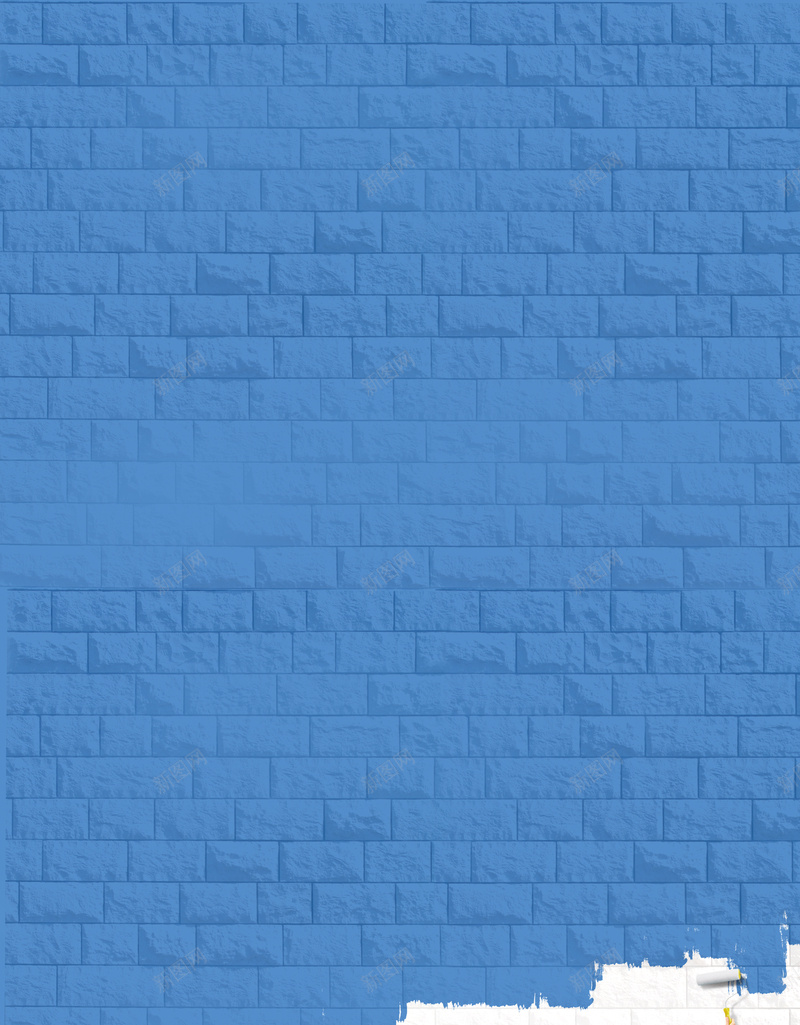 蓝色墙面背景psd设计背景_新图网 https://ixintu.com 砖墙 纹理 蓝色 蓝色背景 质感