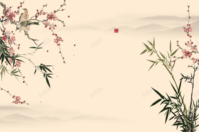黄色中式梅花水墨装饰画壁纸背景背景图片免费下载 素材0jvqjqpup 新图网 黄色中式梅花水墨装饰画壁纸背景背景图片免费下载 素材0jvqjqpup 新图网