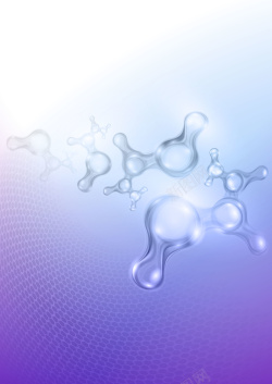 紫色DNA矢量细胞DNA医疗美容背景高清图片