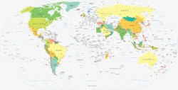 简约世界地图创意世界地图高清图片