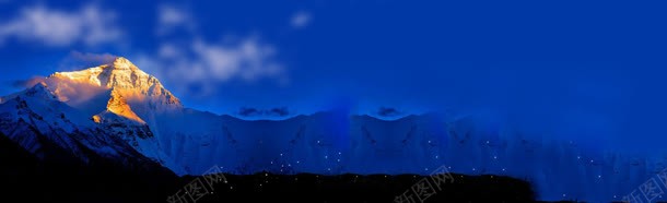 雪山唯美背景bannerjpg设计背景_新图网 https://ixintu.com banner 唯美 背景 蓝色 雪山