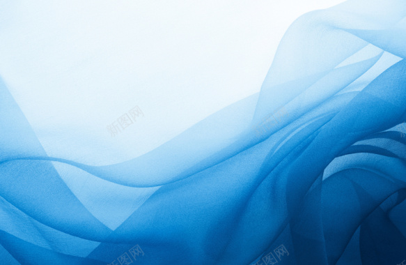 蓝色丝绸背景背景